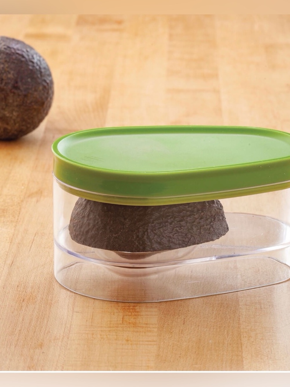 Prep Solutions Avocado Slicer Masher Storage Container Set Green Clear Kitchen. - Picture 3 of 11